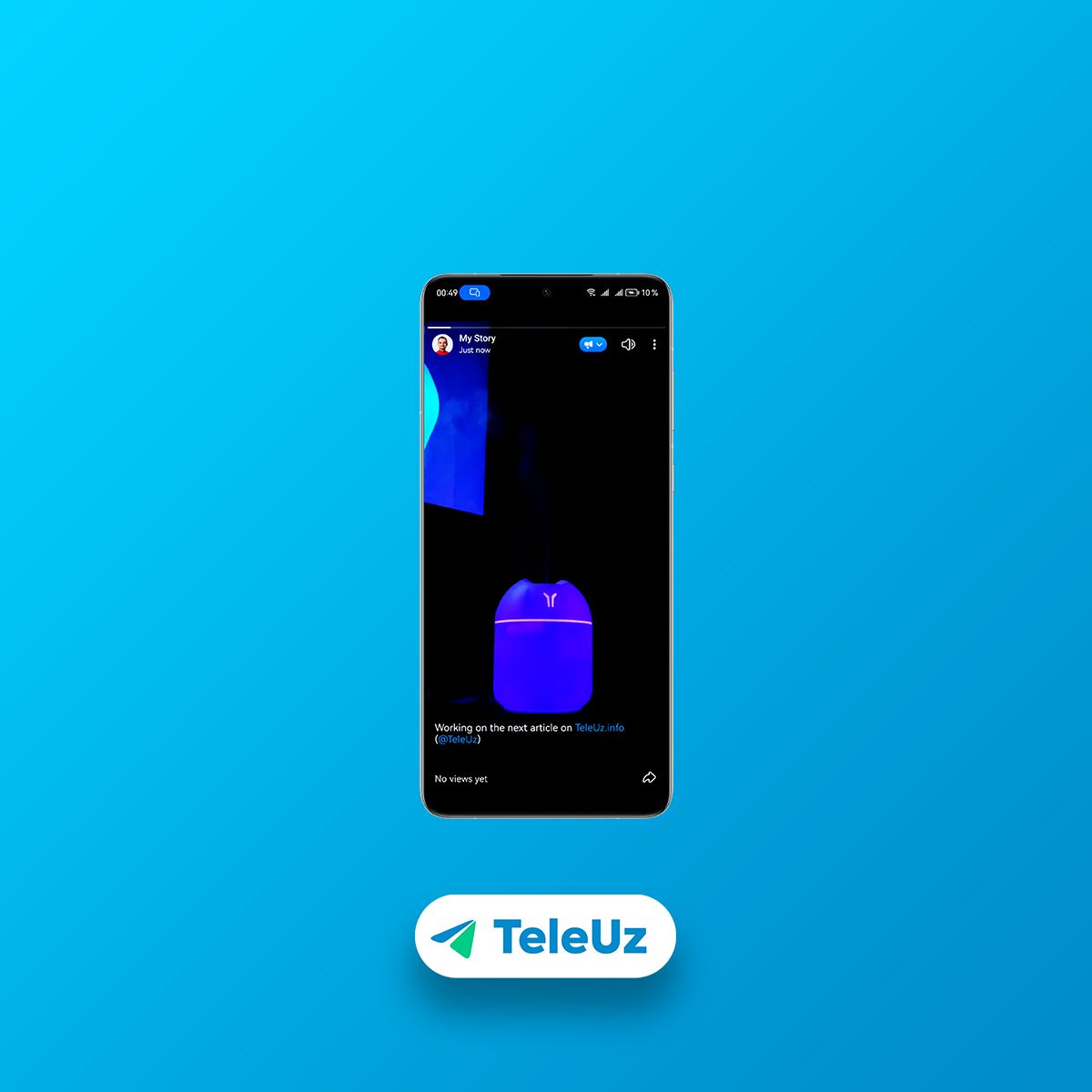 Первый Stories в Telegram!